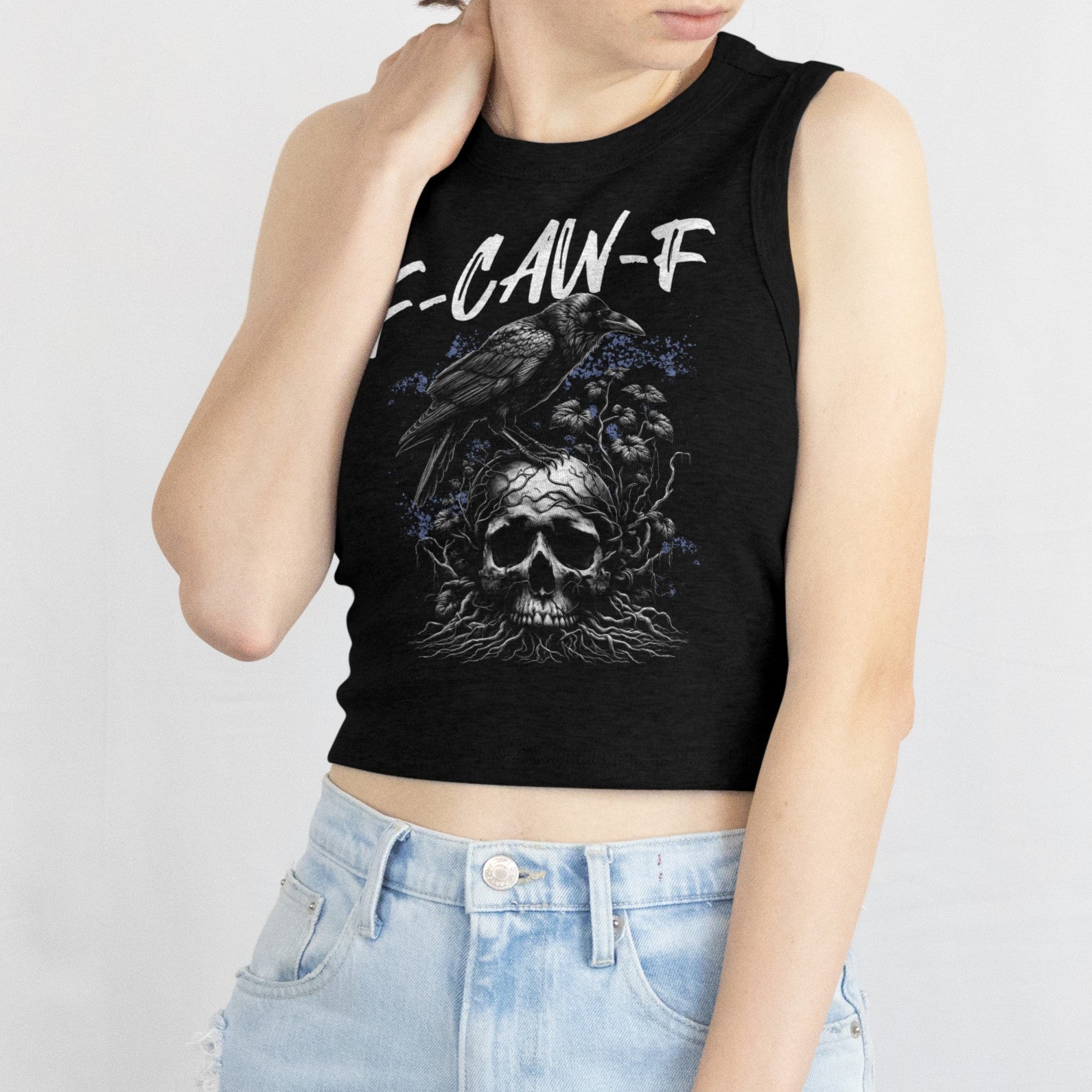 FCAWF - Savage Style Ladies' Racerback Cropped Tank 4.2 oz.