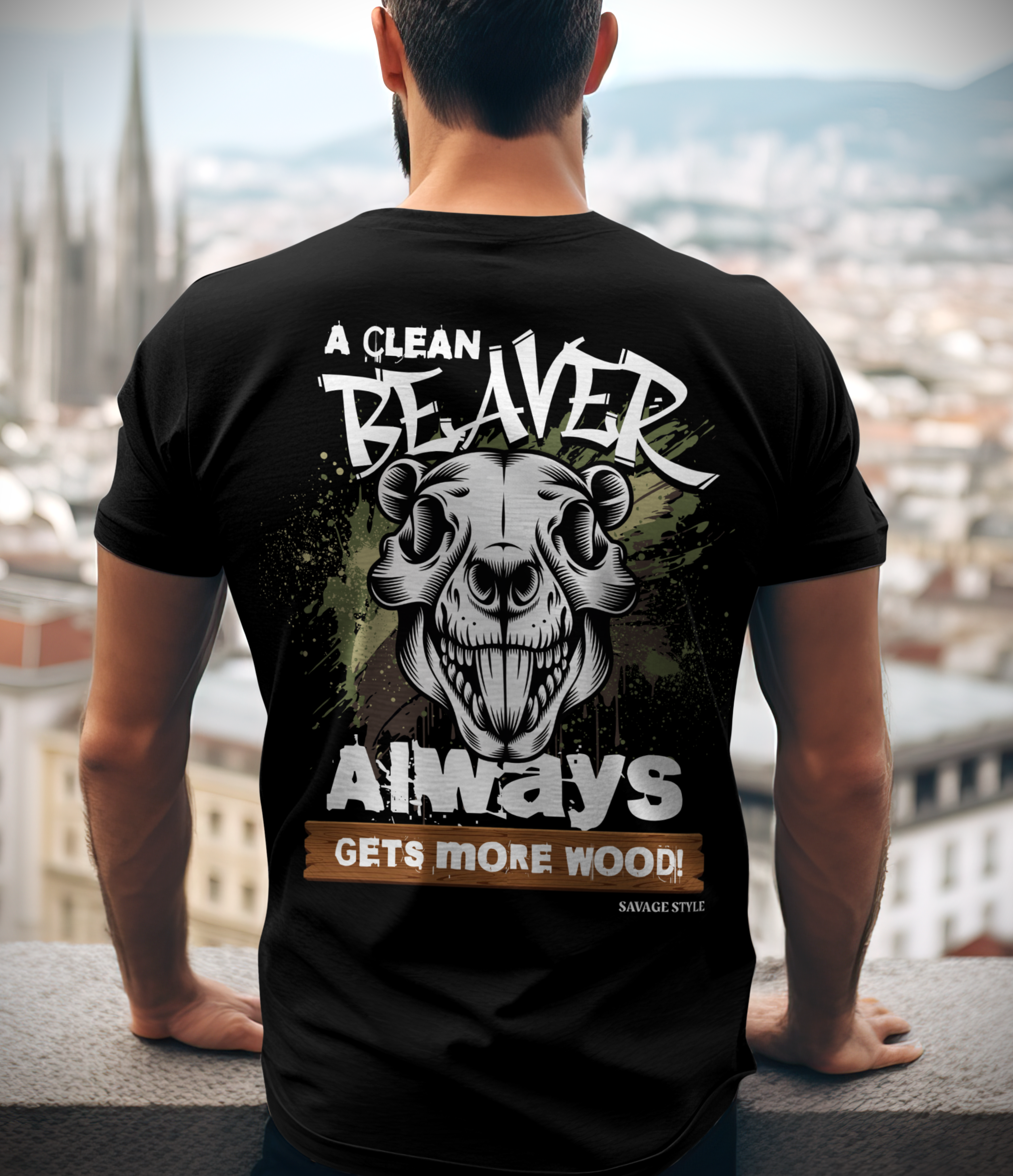 Clean Beaver - Savage Style Heavyweight T-Shirt 6.1 oz.