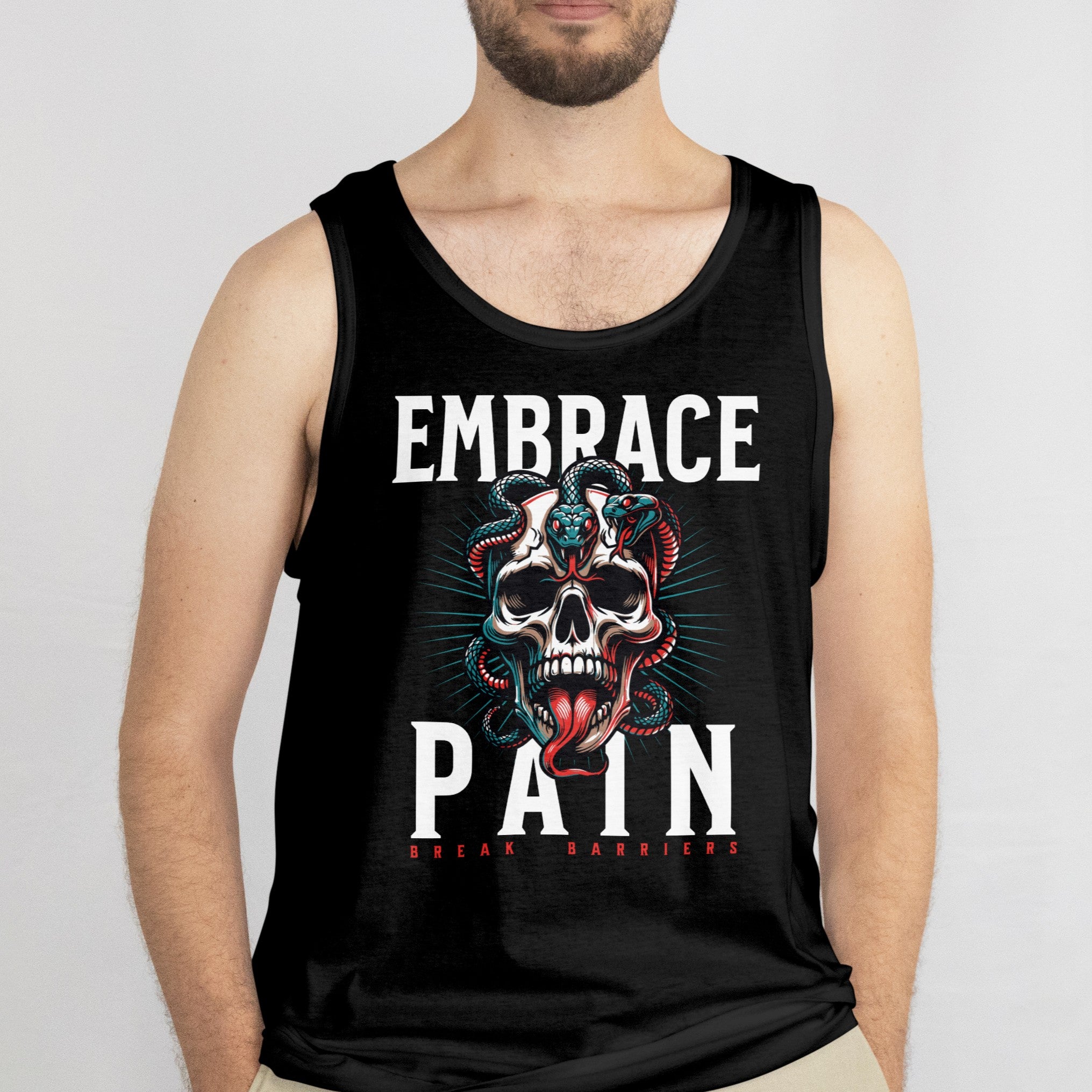Embrace Pain - Savage Style Unisex Tank Top 5.3 oz.