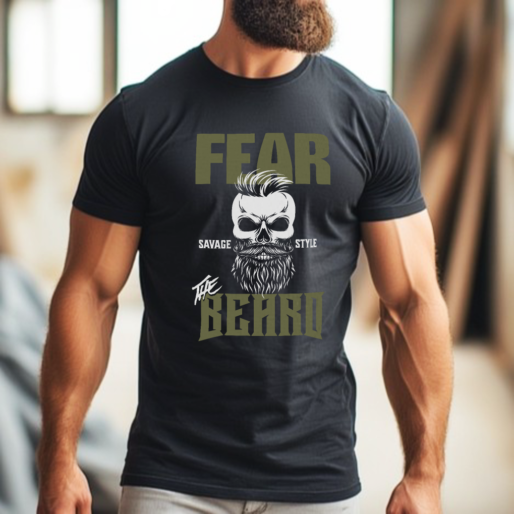 Fear The Beard (Olive) - Savage Style Softstyle T-Shirt 4.5 oz.