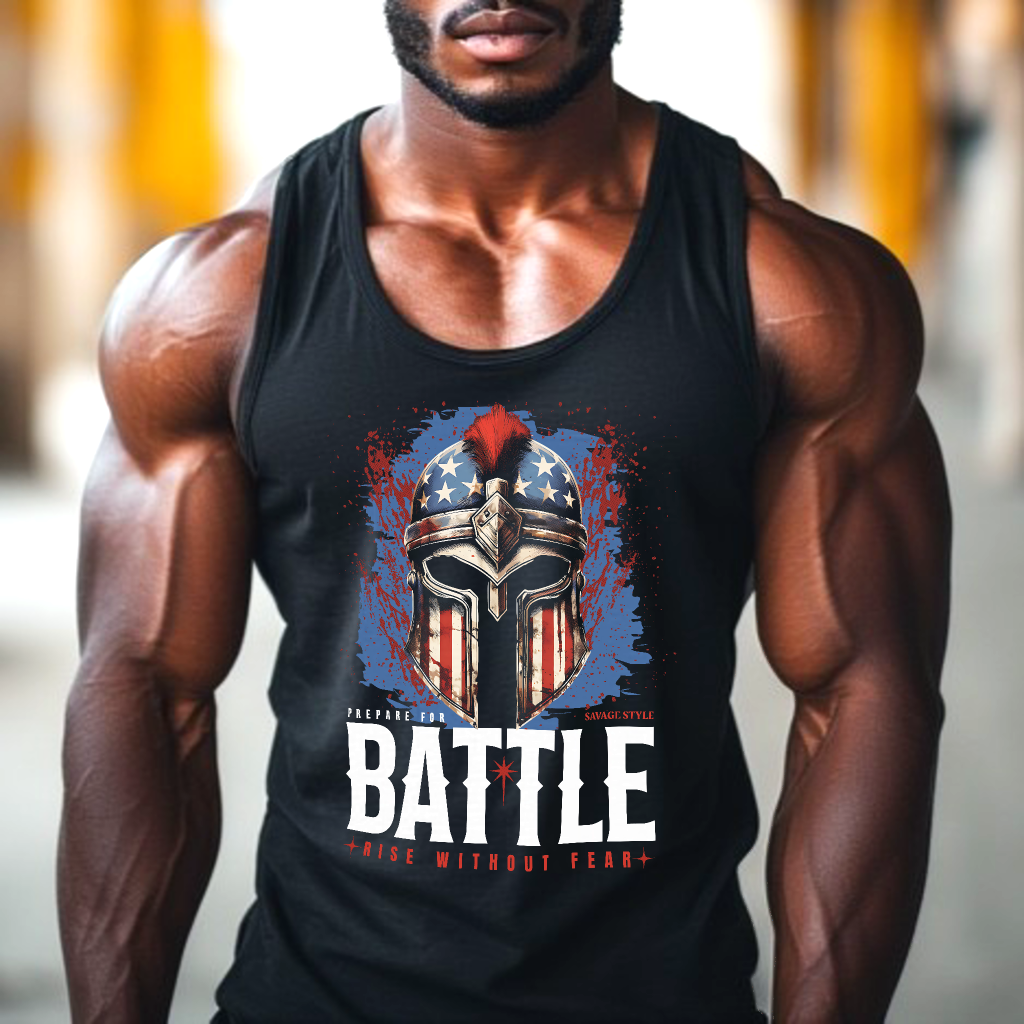 Prepare For Battle - Savage Style Unisex Tank Top 5.3 oz.