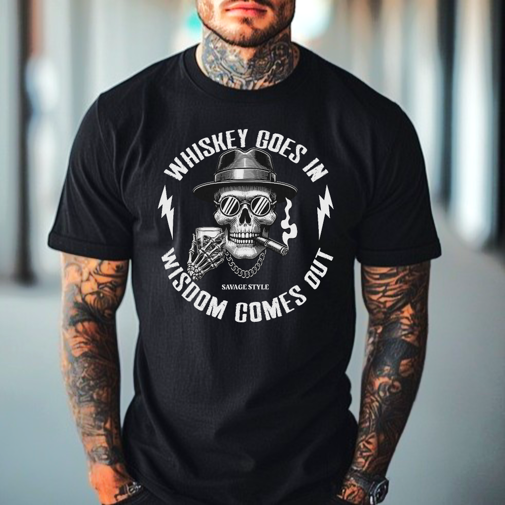 Whiskey Wisdom - Savage Style Softstyle T-Shirt 4.5 oz.