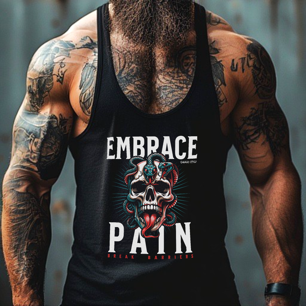 Embrace Pain - Savage Style Unisex Tank Top 5.3 oz.