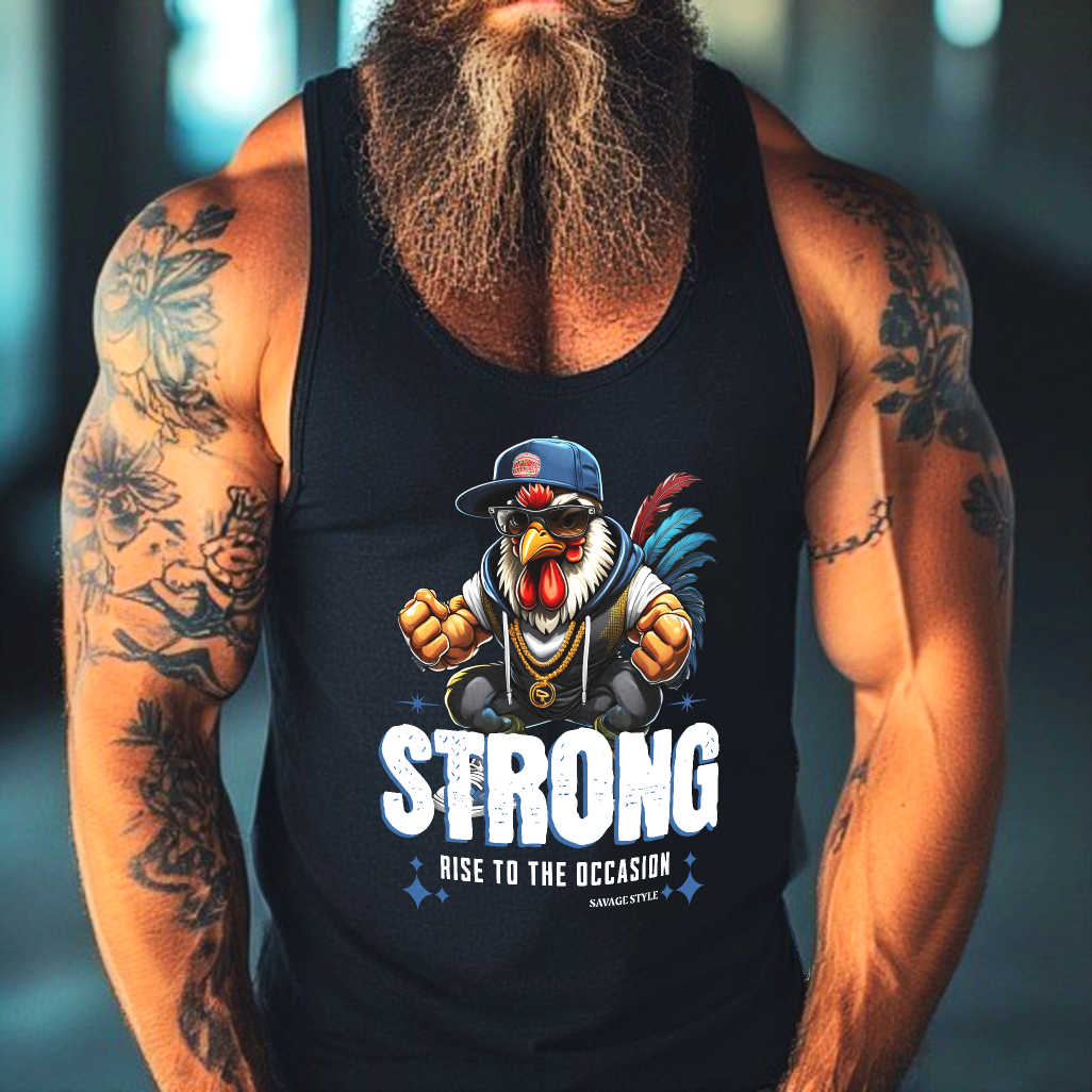 C$CK STRONG - Savage Style Unisex Tank Top 5.3 oz.