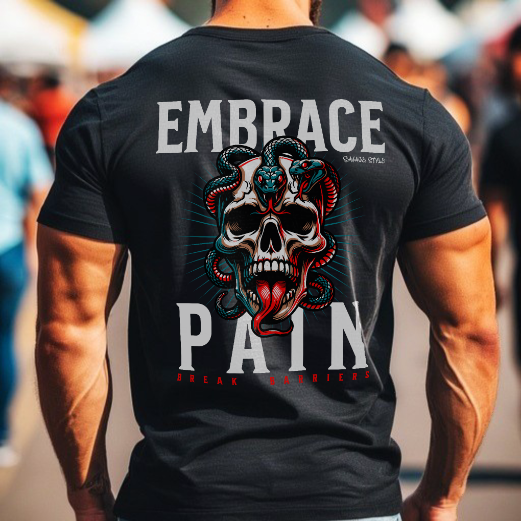 Embrace Pain - Savage Style Heavyweight T-Shirt 6.1 oz.