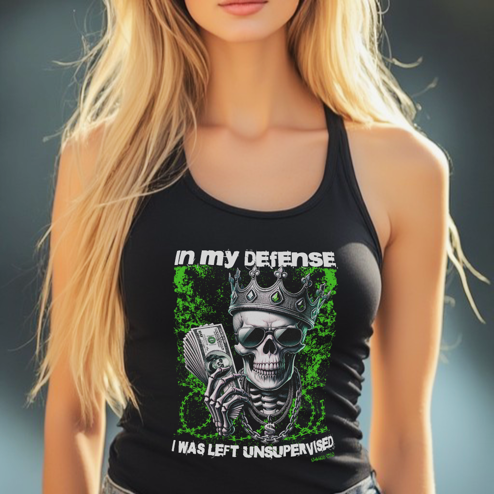 In My Defense - Savage Style Unisex Tank Top 5.3 oz.