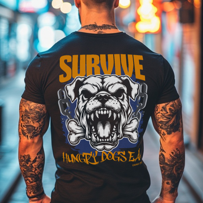 Hungry Dogs  - Savage Style Heavyweight T-Shirt 6.1 oz.
