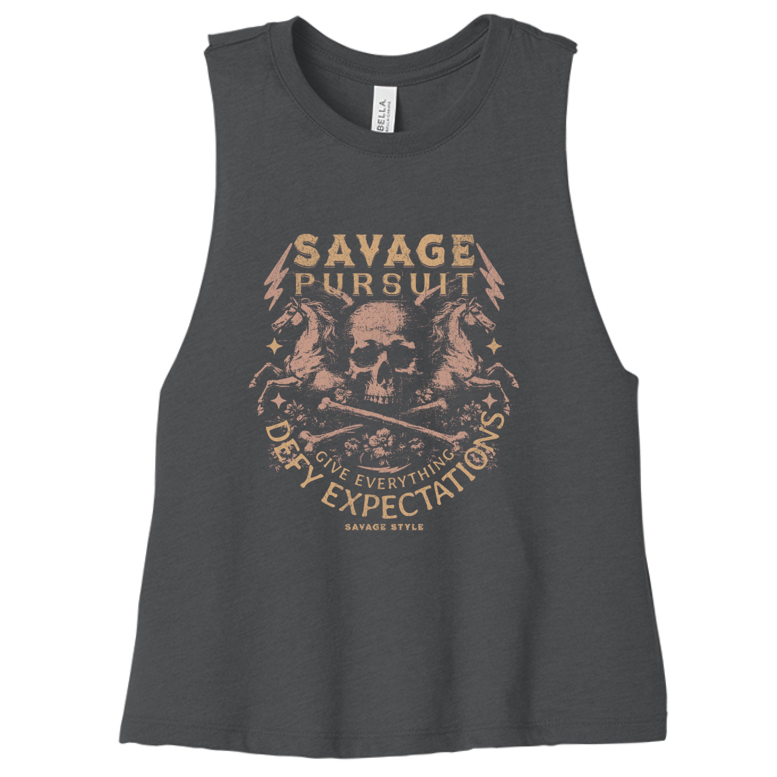 DARK GRY HEATHER - FRONT